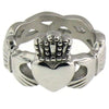 His and Hers Stainless Steel Claddagh Ring