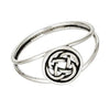 Celtic Love Knot Ring Solid 925 Sterling Silver Scottish Irish Knotwork Band Bottom