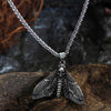Death Head Hawk Moth Necklace Silver Surgical Stainless Steel Punk Goth Pendant Wood Side