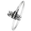 Dragonfly Ring Solid 925 Sterling Silver Garden Insect Bohemian Band Left