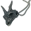 Medieval Fantasy Dragon Necklace Stainless Steel Dragonslayer Pendant Front