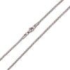 Mesh Popcorn Chain Silver Stainless Steel Snake Skin Style Necklace 4mm