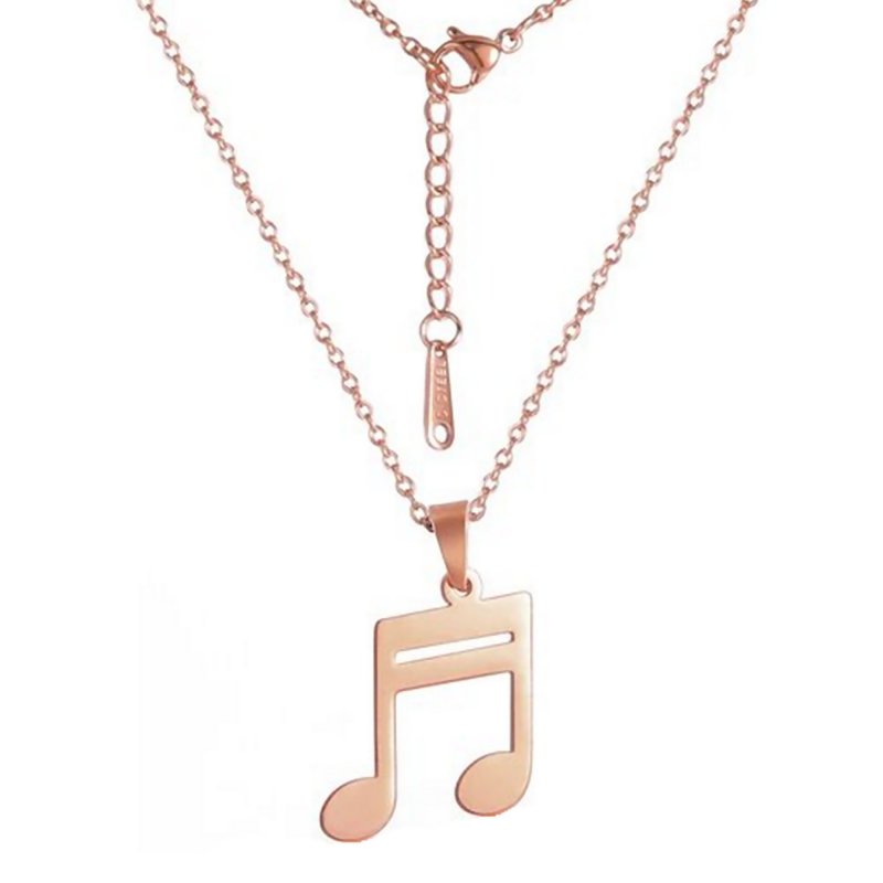 Music Note Treble Clef Note Necklace Pendant music 3dmodel 3D model 3D  printable | CGTrader