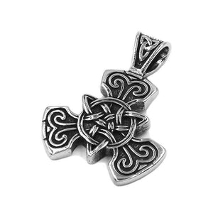 Celtic Triquetra Necklace Stainless Steel Trinity Knot Pendant