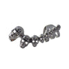 Skulls Ear Crawler Hypoallergenic Surgical Stainless Steel Gothic Post Cuff Left Side Flat View