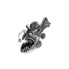 Anglerfish Necklace Stainless Steel Black Seadevil Nautical Pirate Pendant