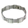 Avalanche Hinge Link Men's Stainless Steel Bracelet Rocker Jewelry