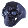 Men's Stainless Steel Gothic Black Skull Ring
