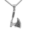 Celtic Axe Necklace Stainless Steel Norse Warrior Viking Pendant