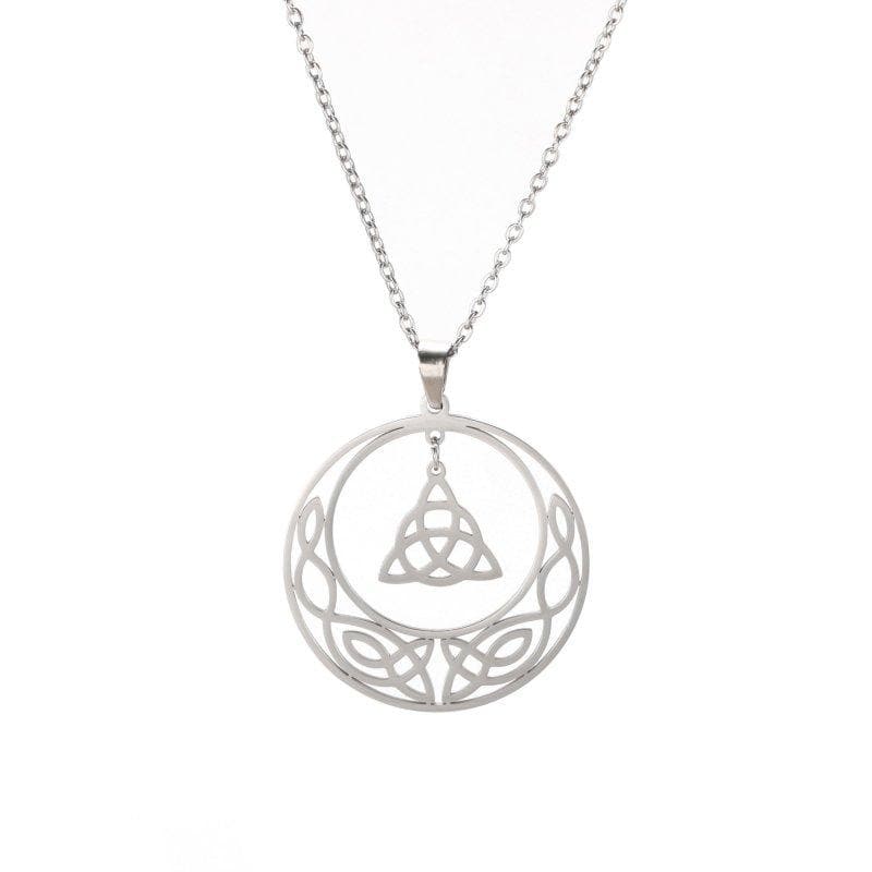 Stainless Steel Triquetra Necklace Stainless Steel Triquetra Necklace