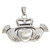 Celtic Claddagh Necklace Stainless Steel Pendant