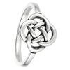 Celtic Dara Knot Ring Womens 925 Sterling Silver Norse Viking Band Right View