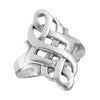 Celtic Infinity Ring 925 Sterling Silver Eternity Knot Band