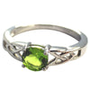Celtic Knot August Birthstone Ring 1