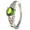 Celtic Knot August Birthstone Ring 2