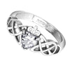 Celtic Knot Claddagh Ring 1