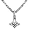 Celtic Phoenix Knot Necklace Stainless Steel Norse Knotwork Firebird Pendant