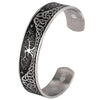 Celtic Tree of Life Yggdrasil Cuff Bracelet Stainless Steel Magnetic