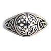 Women's Celtic Triquetra Ring Trinity Knot Band