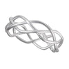 Celtic Weave Ring 925 Sterling Silver Infinity Knot Band Left View