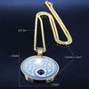 Celtic Yin Yang Necklace Gold Stainless Steel Balance Harmony Pendant
