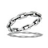 Chain Ring Silver Stainless Steel Pirate Cybergoth Biker Band