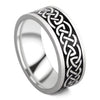 Dark Norse Knot Viking Ring Stainless Steel Celtic Knotwork Wedding Band