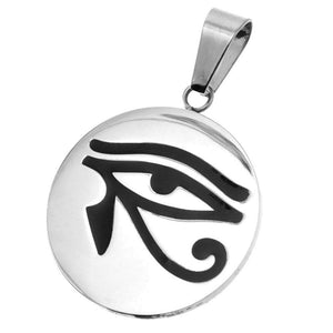 Eye of Horus Necklace Stainless Steel Wadjet Ra Pendant