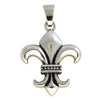 Fleur de Lis Necklace New Orleans Theme Stainless Steel Pendant