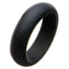 Flexible Black Silicone Ring Rubber Wedding Band