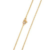 Gold Cable Chain Necklace Womens Stainless Steel 1.6mm