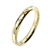 Gold Eternity Anniversary Ring Stainless Steel Cubic Zirconia Wedding Band