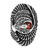 Large Phoenix Ring Mens Womens Stainless Steel Falcon Firebird Band