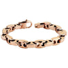 Mens Copper Color Tungsten Carbide Mariner Chain Link Bracelet