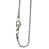 Men's Rope Neck Chain 7mm Wide Stainless Steel Necklace