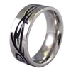 Men's Tribal Armband Tattoo Stainless Steel Ring