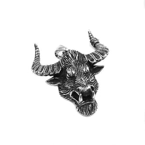 Minotaur Necklace Stainless Steel Monster Bull Pendant Labyrinth Knossos D&D