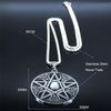 Moon Star Pentacle Protection Pendant