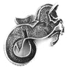 Mythological Hippocampus Necklace Stainless Steel Nautical Seahorse Pendant Backside