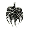 Nordic Viking Bear Claw Necklace Stainless Steel Pendant