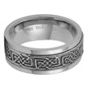 Norse Knot Viking Spinner Ring Stainless Steel Celtic Anti Anxiety Band Bottom View
