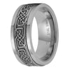Norse Knot Viking Spinner Ring Stainless Steel Celtic Anti Anxiety Band Left View