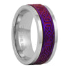 Purple Celtic Spinner Ring Stainless Steel Norse Anti Anxiety Meditation Thumb Band