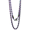 Rope Chain Necklace Rainbow Stainless Stainless Steel 2.5mm Genderless Wearing