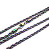 Rope Chain Necklace Rainbow Stainless Stainless Steel 2.5mm Genderless