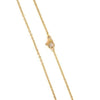 Rose Gold Cable Chain Stainless Steel Necklace Right View