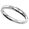 Stainless Steel Cubic Zirconia Eternity Fashion Ring