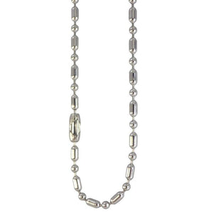 Stainless Steel Necklace Chain Ball and Oval Link