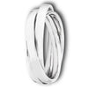 triple-interlocking-rolling-ring-silver-stainless-steel-trinity-band-left-view