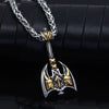 Viking Axe Necklace Silver Gold Stainless Steel Norse Warrior Cosplay Pendant